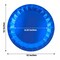 25 ROYAL BLUE Metallic Round 12" Paper Salad Dinner Plates Geometric Design